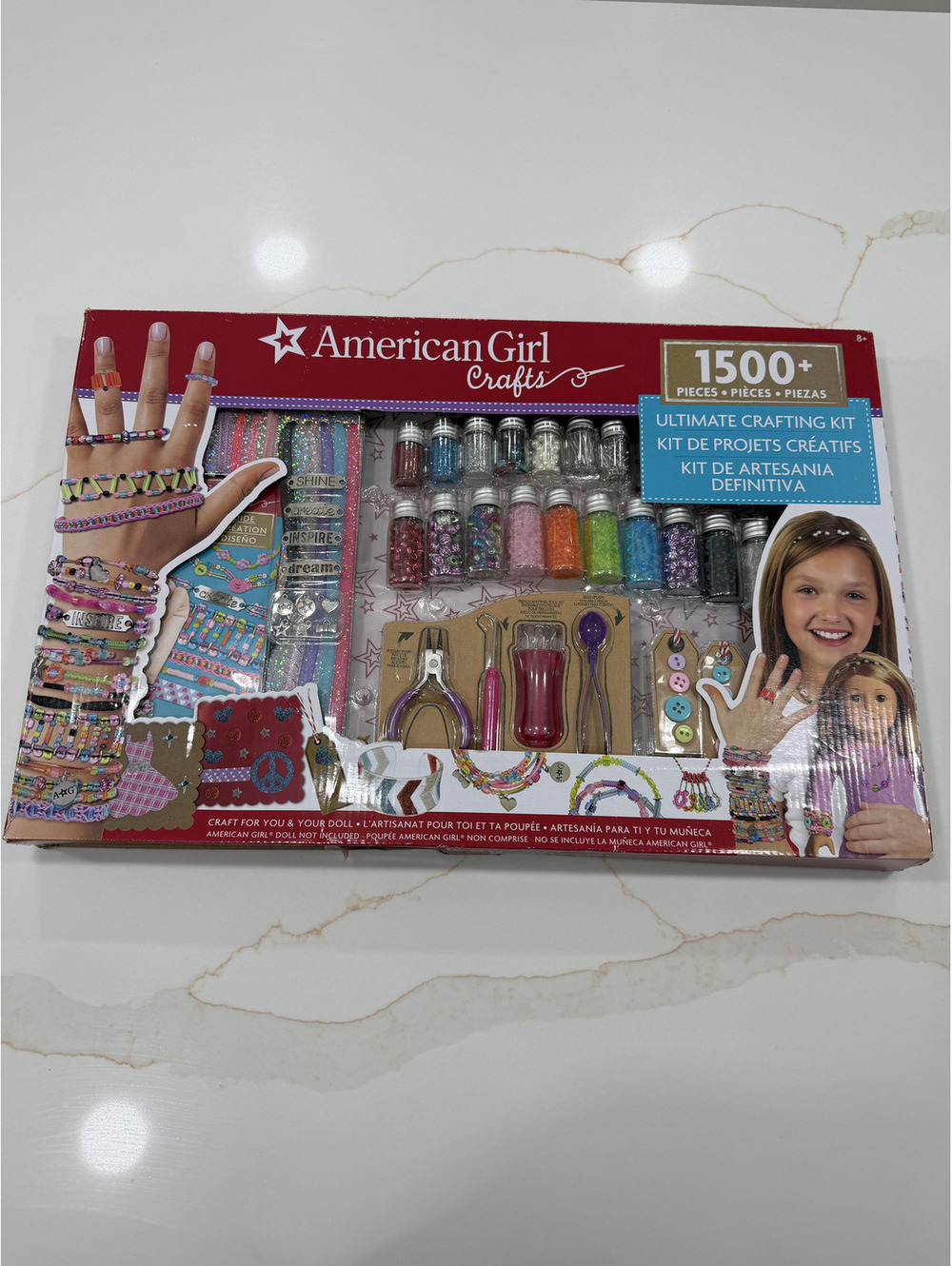 American Girl ultimate Crafting kit 1500+ pieces jewelry making